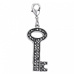 Кулон Mega Charms Блестящее Серебро