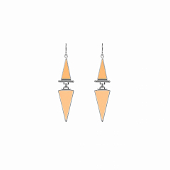 Серьги Big Earrings Блестящее Серебро
