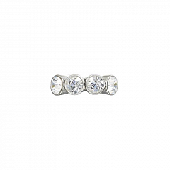 Кольцо Rings Блестящее Серебро
