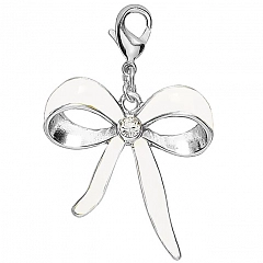 Кулон Mega Charms Блестящее Серебро