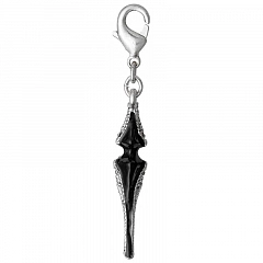 Кулон Charms Блестящее Серебро Черный