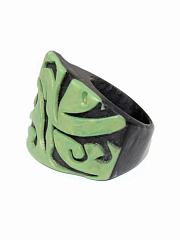 Кольцо Damasco Зеленый