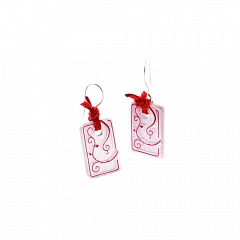 Серьги Wild Rose Красный