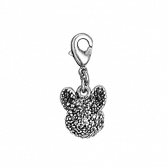 Кулон Charms Блестящее Серебро Серый