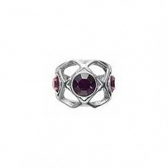 Кольцо Rings Блестящее Серебро