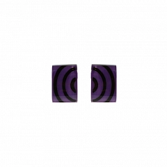 Серьги Symmetric Фиолетовый