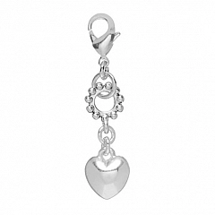 Кулон Mega Charms Блестящее Серебро