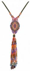 Колье Exotic Tribe Фиолетовый