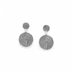 Серьги Infinity Античное Серебро Серебряный