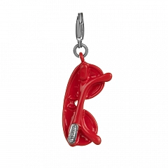 Кулон Charms Блестящее Серебро Красный