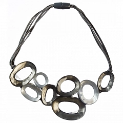 Колье Halos Серый