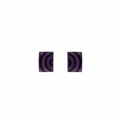 Серьги Symmetric Фиолетовый