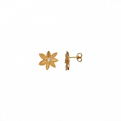 Серьги Goldena Castella Серебро С Позолотой