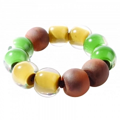 Браслет Colourful Beads Зеленый