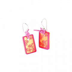 Серьги Wild Rose Розовый