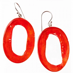 Серьги Halos Оранжевый