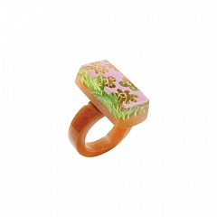Кольцо Meadow Розовый