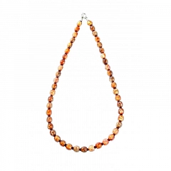 Колье Colourful Beads Коричневый