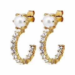 Серьги Esprit Блестящее Золото Белый