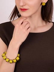 Браслет Colourful Beads Зеленый