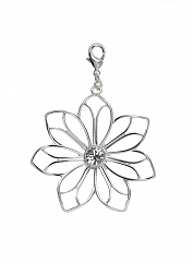 Кулон Mega Charms Блестящее Серебро
