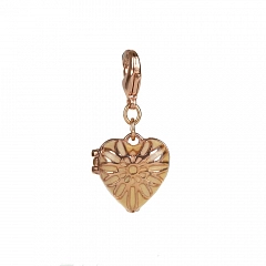 Кулон Charms Розовое Золото Белый