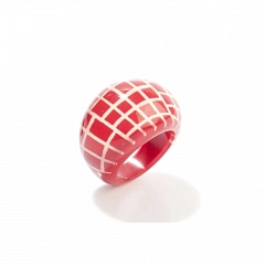 Кольцо City Beads Красный