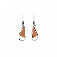 Серьги Earrings Luv Коричневый