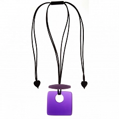 Кулон Colourful Statement Фиолетовый