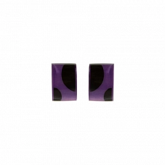 Серьги Symmetric Фиолетовый