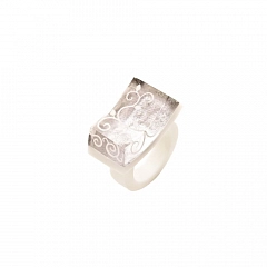 Кольцо Wild Rose Белый