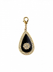 Кулон Mega Charms Блестящее Золото Черный