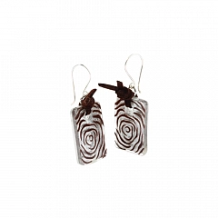 Серьги Wild Rose Коричневый