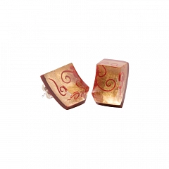 Серьги Wild Rose Красный
