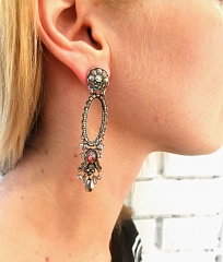 Серьги Серебряная Одиссея Серебряный