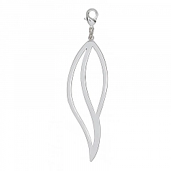 Кулон Mega Charms Блестящее Серебро