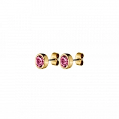 Серьги NOBLE Блестящее Золото Розовый