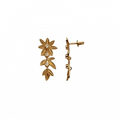 Серьги Goldena Castella Серебро С Позолотой