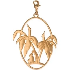 Кулон Mega Charms Блестящее Золото