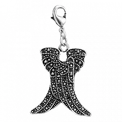 Кулон Charms Блестящее Серебро Серый