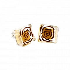 Серьги Wild Rose Коричневый