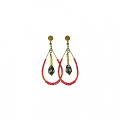 Серьги Farniente Красный