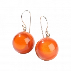 Серьги Bolas Коричневый