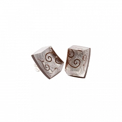 Серьги Wild Rose Коричневый