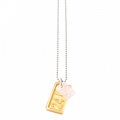 Колье Precious Tags Золотой