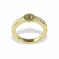Кольцо-основа RING 4 Блестящее Золото