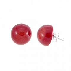 Серьги Bolas Красный