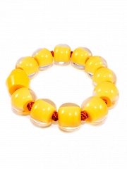 Браслет Colourful Beads Желтый