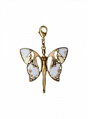 Кулон Mega Charms Блестящее Золото Белый