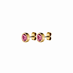 Серьги NOBLE Блестящее Золото Розовый